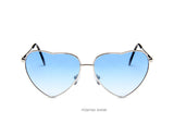 Retro Big Heart Sunglasses Women