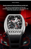 High-End Fashion Skeleton Mechanical Watch