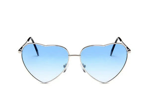 Retro Big Heart Sunglasses Women