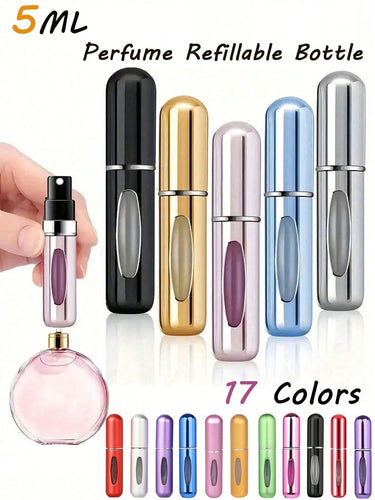 5Pcs/3Pcs/1Pc 5ML Perfume Refillable Bottle