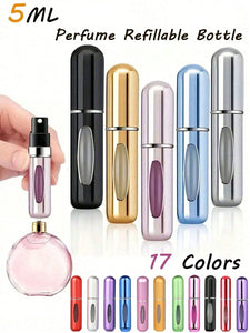 5Pcs/3Pcs/1Pc 5ML Perfume Refillable Bottle