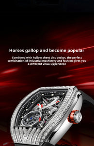 High-End Fashion Skeleton Mechanical Watch