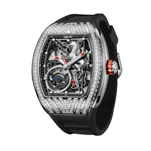 High-End Fashion Skeleton Mechanical Watch