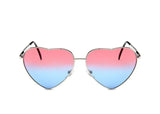 Retro Big Heart Sunglasses Women