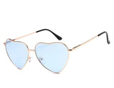 Retro Big Heart Sunglasses Women