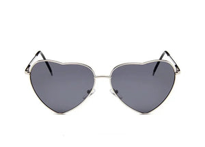 Retro Big Heart Sunglasses Women